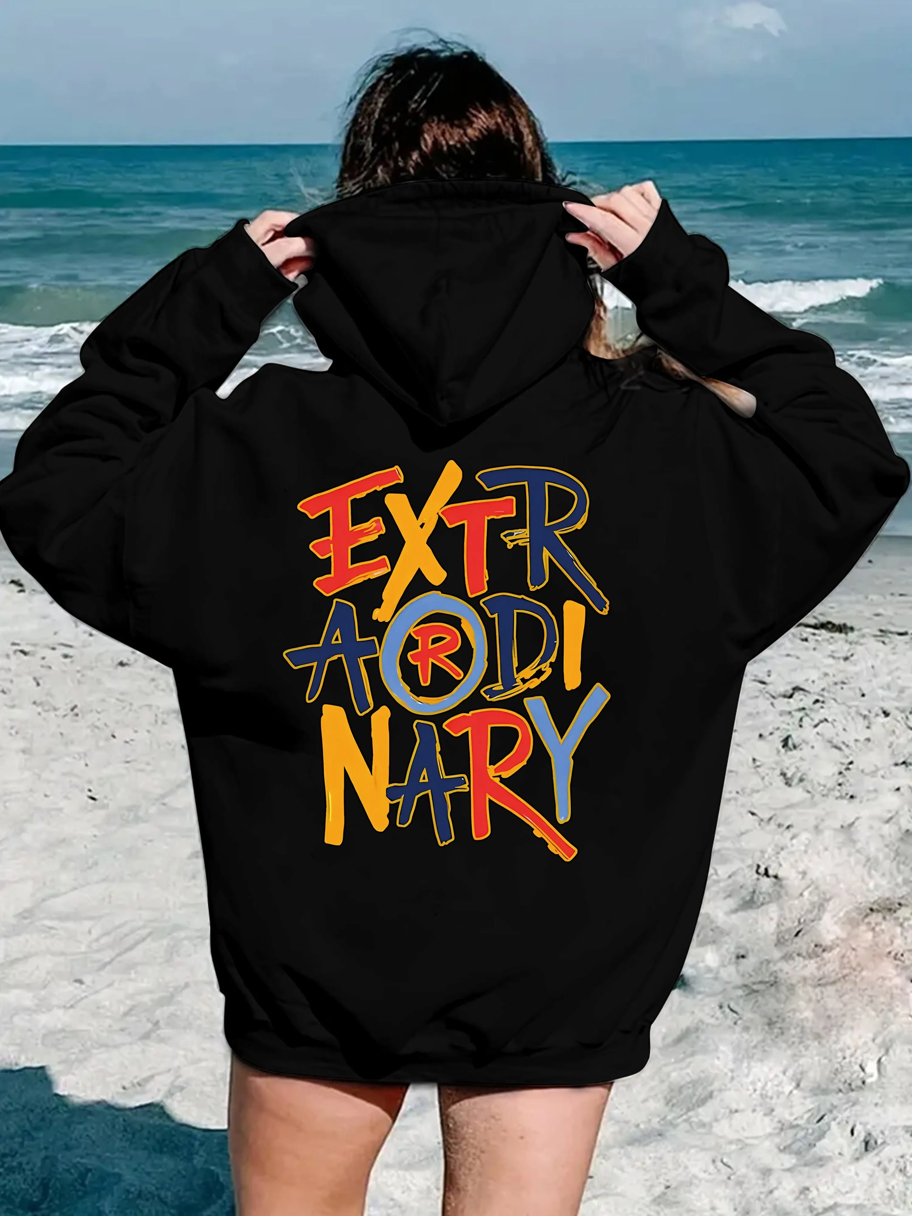 

Graphic Printing Autumn and Winter Pure Cotton Men's and Women's Hoodies Casual Outdoor Street Sports Loose Training Brand Trend