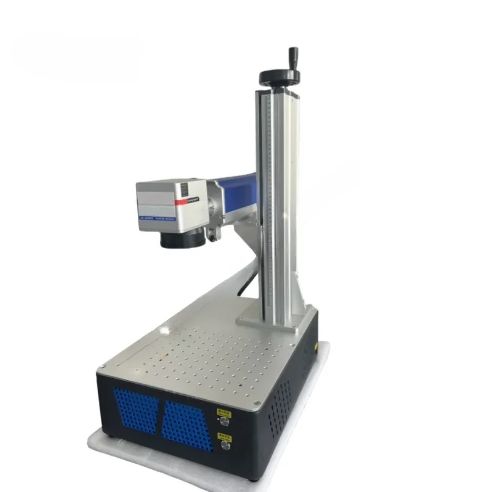 

Hot Sale Desktop Integrated Fiber Laser Marking Machine Small And Portable Metal Logo Character Engraving Machine 20W 30W