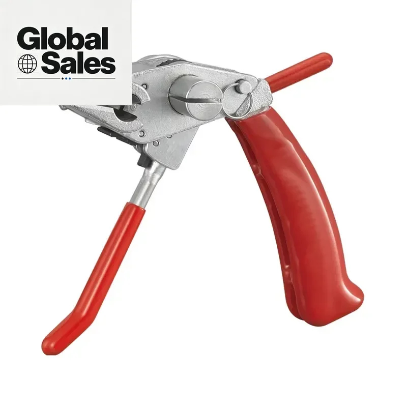 Designed for logistics professionals and warehouse managers, this industrial-grade baling cutter and strap binding tool