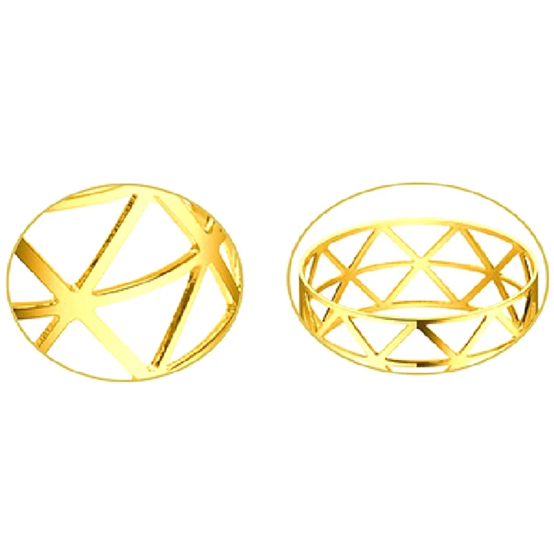 

B03C-Gold Napkin Rings Metal Napkin Rings Holders Hollow Out Devise Delicate Napkin Rings Bulk For Party Decor