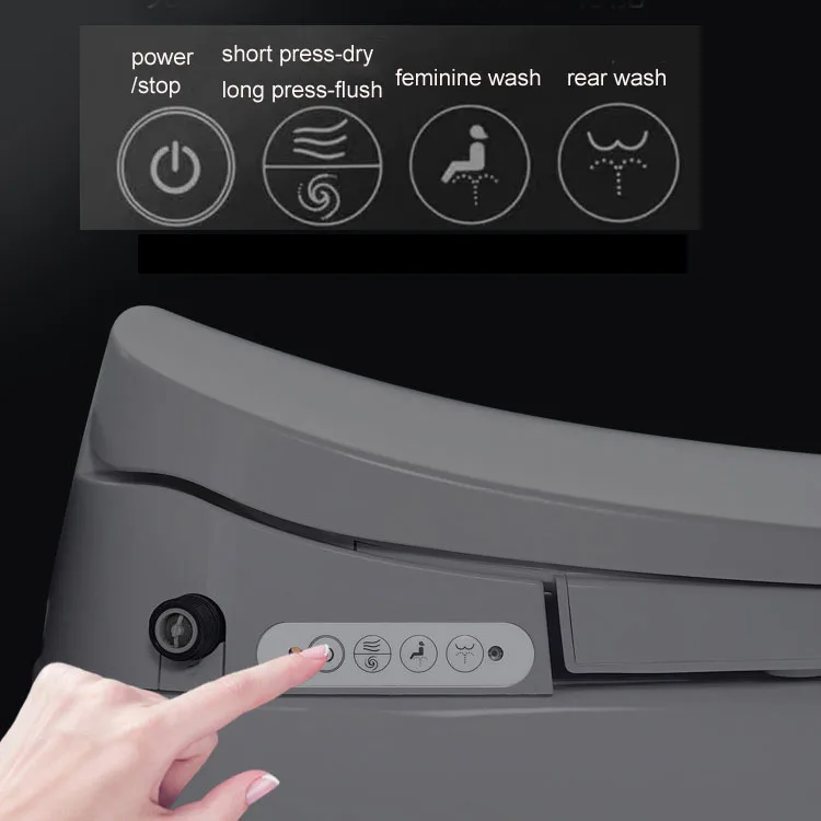 Deodorization Dual Nozzles Sanitary Ware Intelligent Smart Toilet