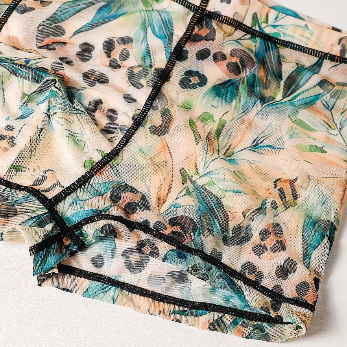 Men's Underwear Ultra-thin Ice Silk Boxer Shorts Mesh Quick Drying underpants