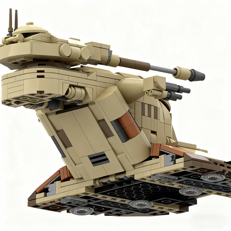 541pcs MOC AAT Armored Assault Tank Trade Star Battle Modelbouw Kerstcadeau Speelgoedblokken Architectuur Idee Onderwijs