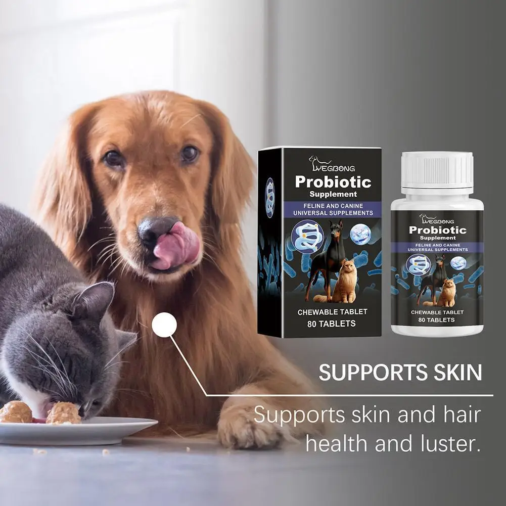 Pet Probiotic Supplement Dog Food Additive Cat Oral Cleanse Vomiting Diarrhea Solution Pet Care Accessories