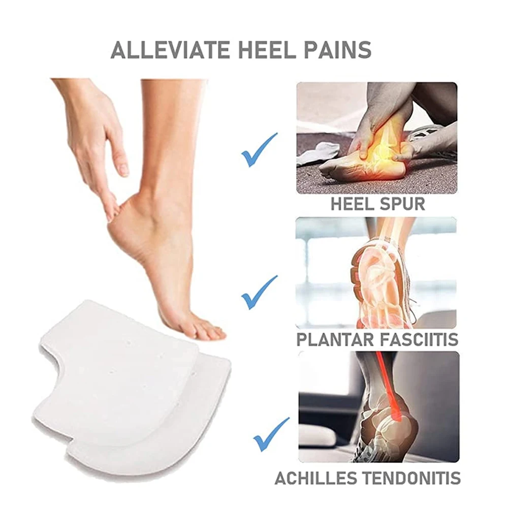 سيليكون ترطيب كعب الأكمام الشتاء الجاف الكراك الوقاية من هلام كعب حامي لتخفيف الآلام وسادة منصات للكعوب حفز