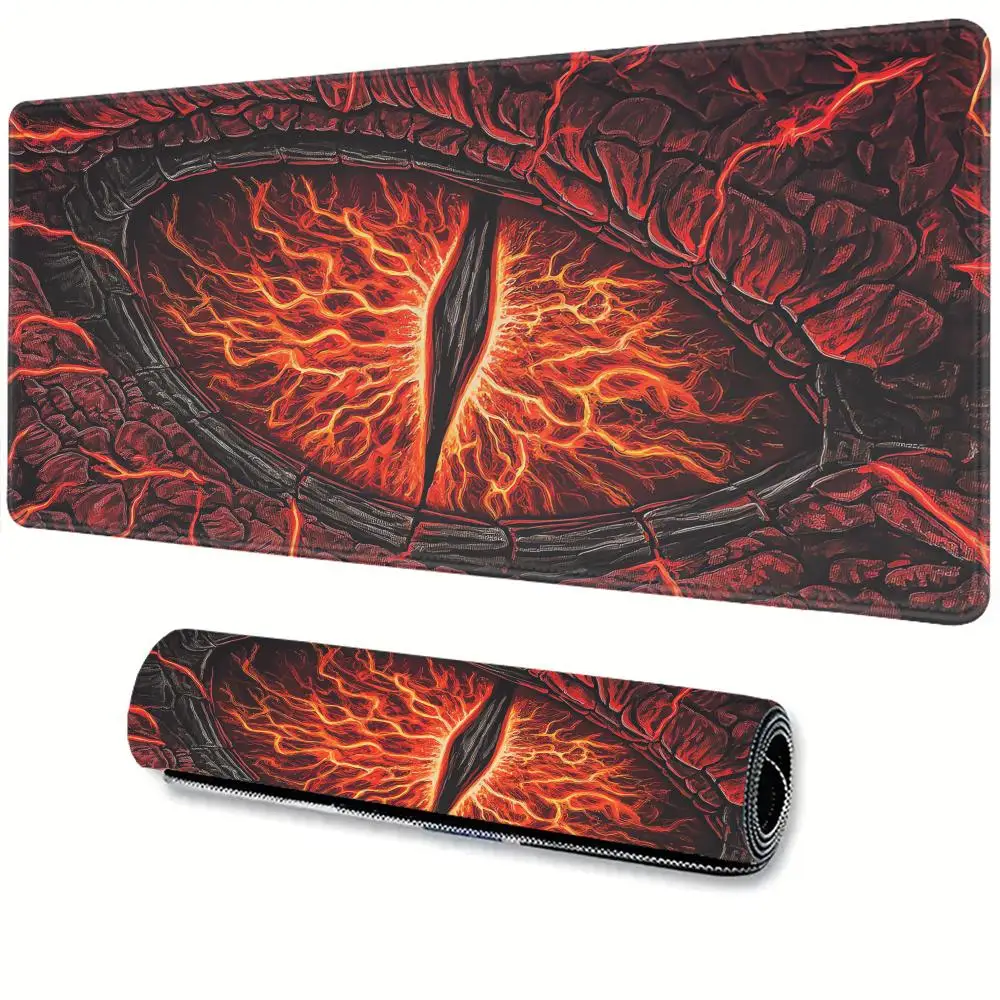 

Hot Sell Flying Dragon Eye Design TCG MTG Trading Card Game Pad Anti slip Desk Mat With Lock Edge Suitable for Magic Party