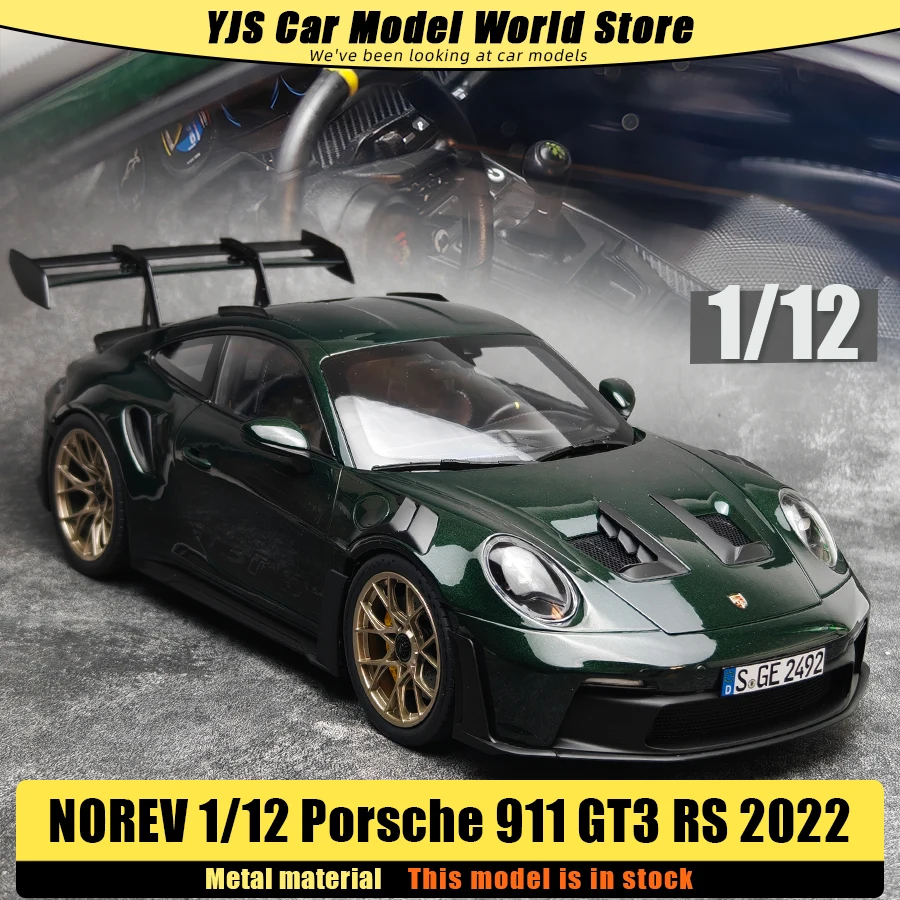 

NOREV литая под давлением модель 1:12 Porsche911 GT3 RS 2022, металлическая модель автомобиля, коллекция украшений