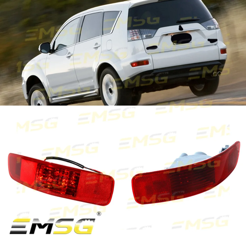 Rear Bumper Light For Mitsubishi Outlander EX 2007 2008 2009 2010 2011 2012 2013 Car Accessories Tail Lamp Reflective 8352A005