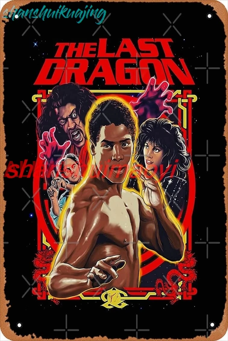 Yzixulet THE LAST DRAGON SHO NUFF 80'S Mounted Print Vintage 8