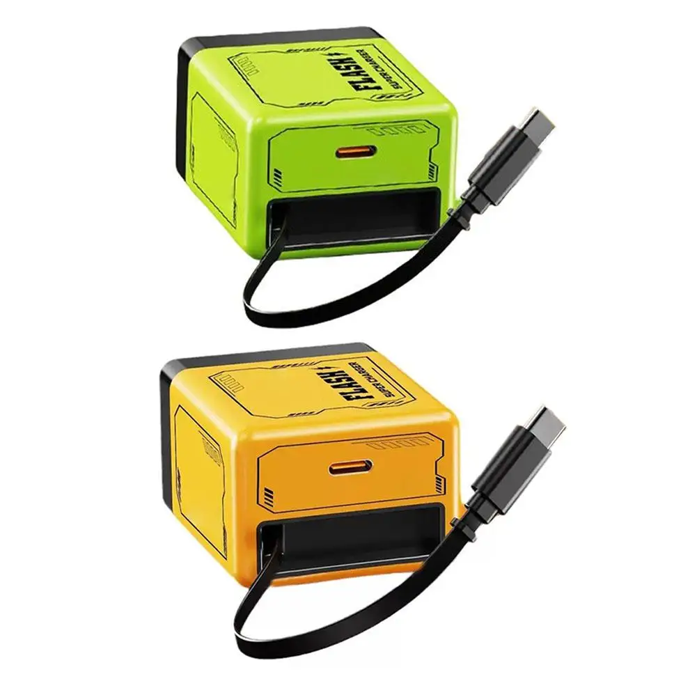 Cargador de pared retráctil de 35W para tableta Andoird con Cable tipo C, enchufe plegable, cargador de teléfono móvil de carga rápida, nuevo G6K3