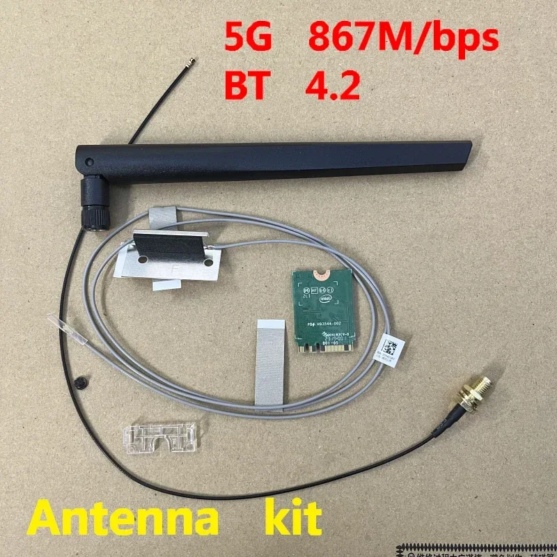 New Desktop Wireless Antenna Kit for Lenovo ThinkCentre M710q M720q M720S M910q M920q WIFI Card WLAN Bluetooth Module
