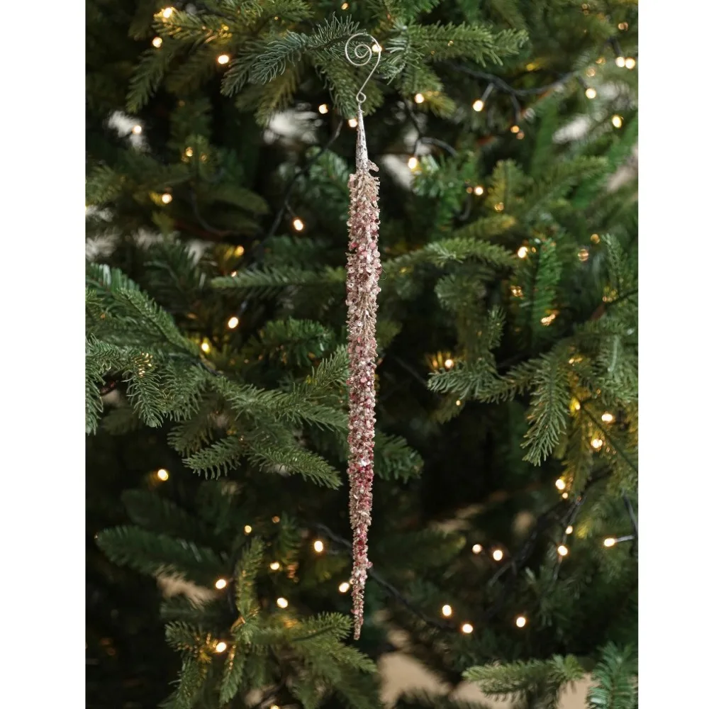 Pendentif créatif de branche de Noël, ornements d'arbre de Noël, cadeaux d'ornement de confrontation, décorations de nouvel an, nouveau