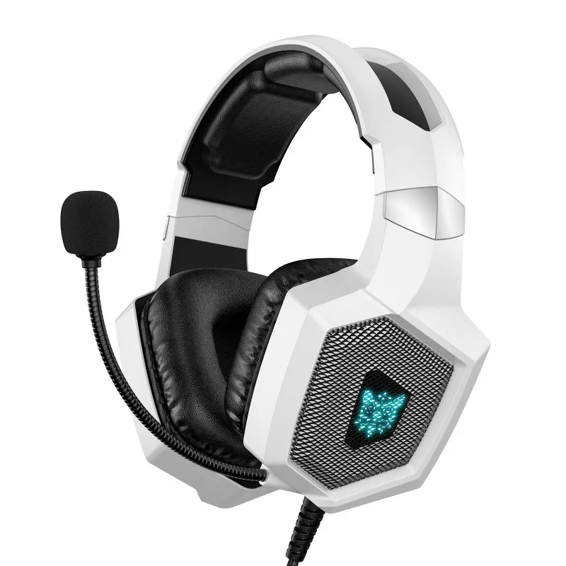 ONIKUMA K8 Bedrade Gaming Headset RGB Over-Ear Hoofdtelefoon Flexibele Microfoon Surround Sound 3.5mm voor PC PS4 Xbox Switch Gamer