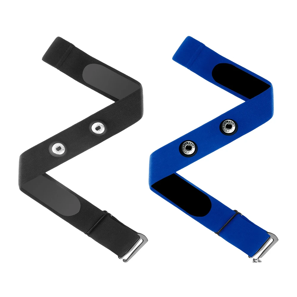 حزام مستشعر بديل لمراقبة معدل ضربات القلب، حزام صدر ناعم للياقة البدنية متوافق مع Polar Garmin Magene #2