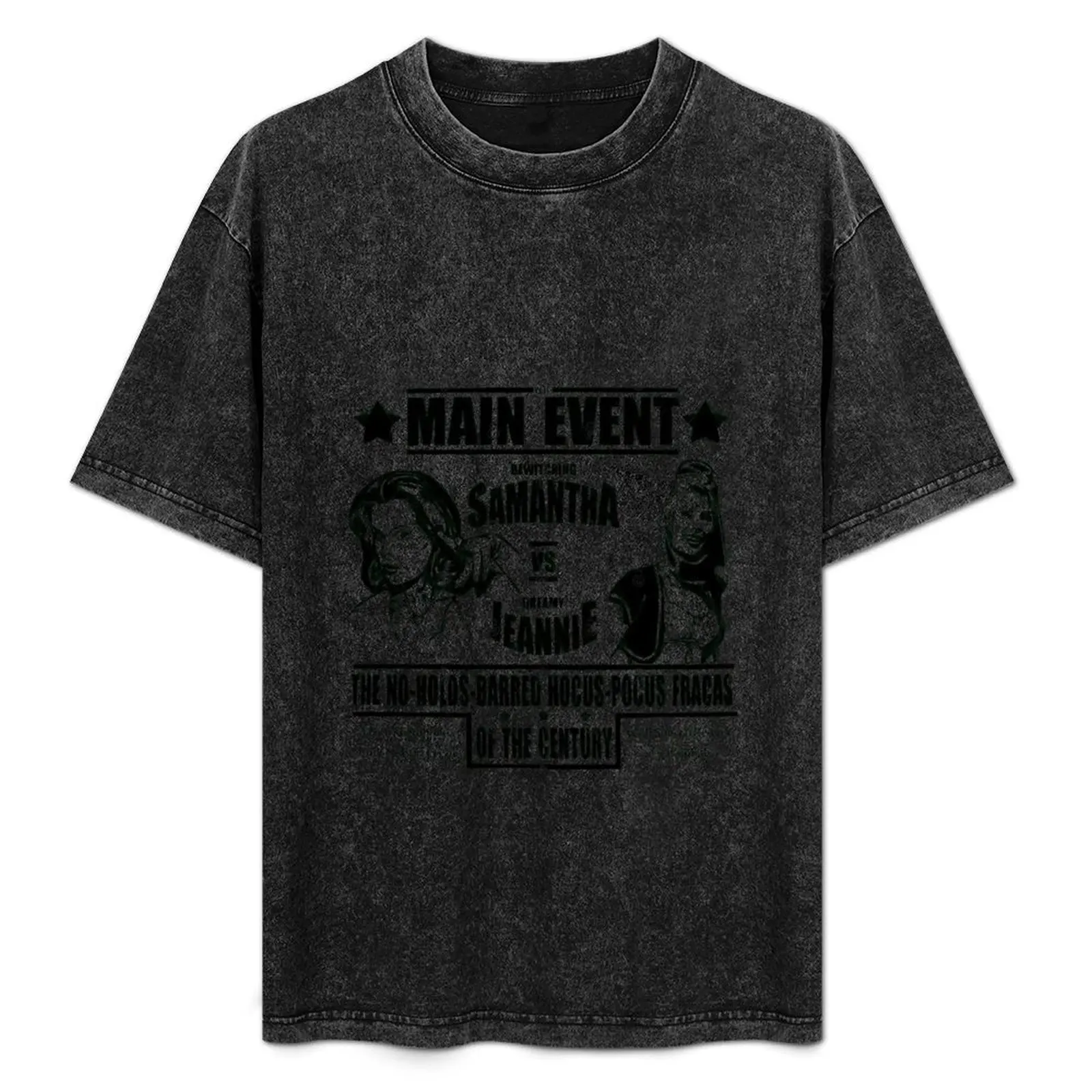 

Samantha vs. Jeannie T-Shirt Casual Street Style Short Sleeve Tee