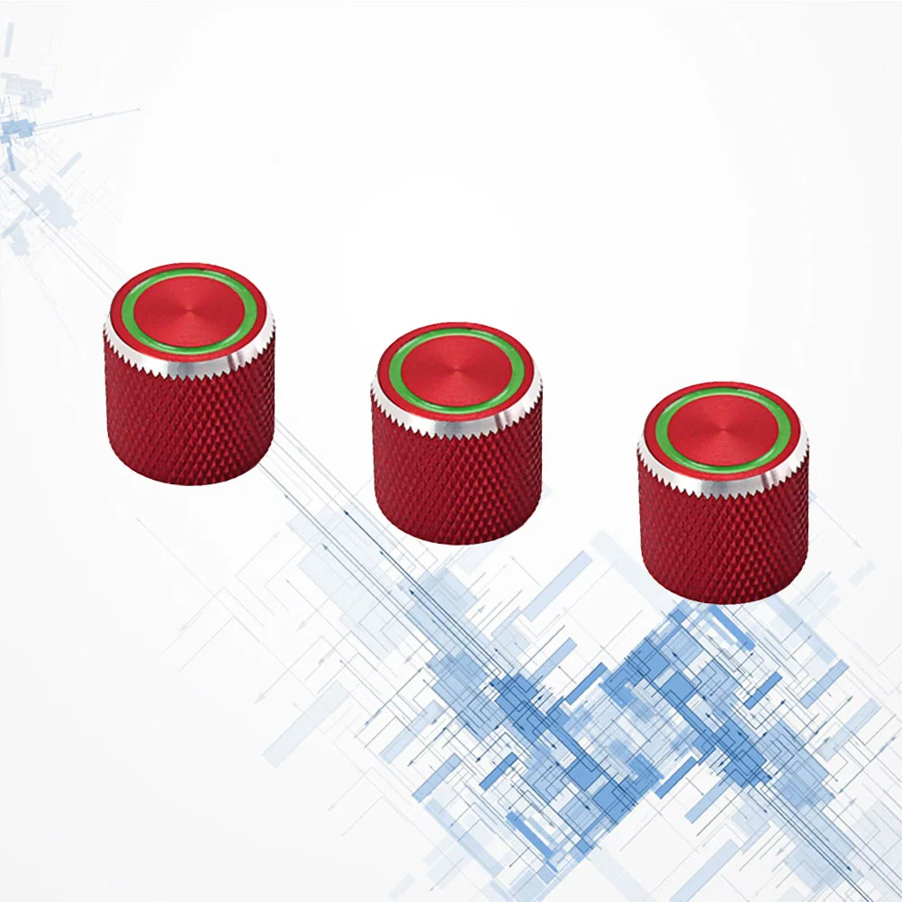 

3 Pcs Guitar Knob Knobs Bass Bass-guitar-hardware Body Electric Volume Control Tone and