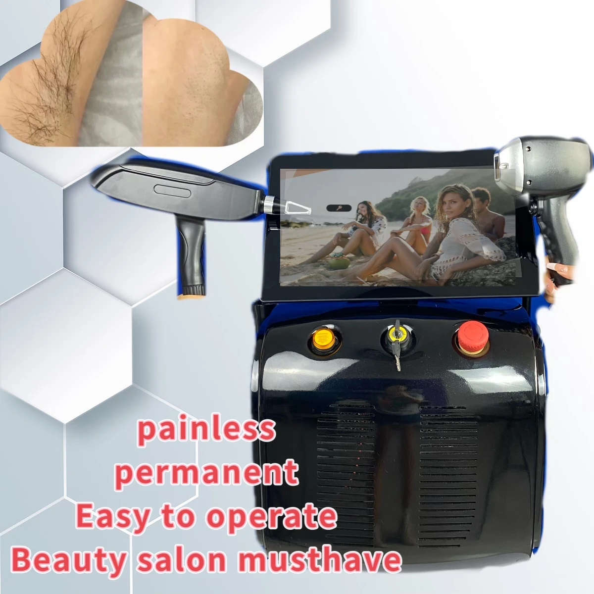 Multifunctional Beauty Instrument With 4 Handles