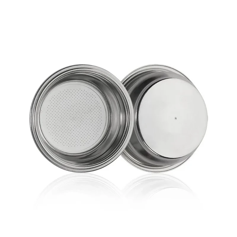 

for Portafilter Accessories 58MM Coffee Filter Basket Stainless Steel Coffee Machine Filter Double Cup Pressurized Porous