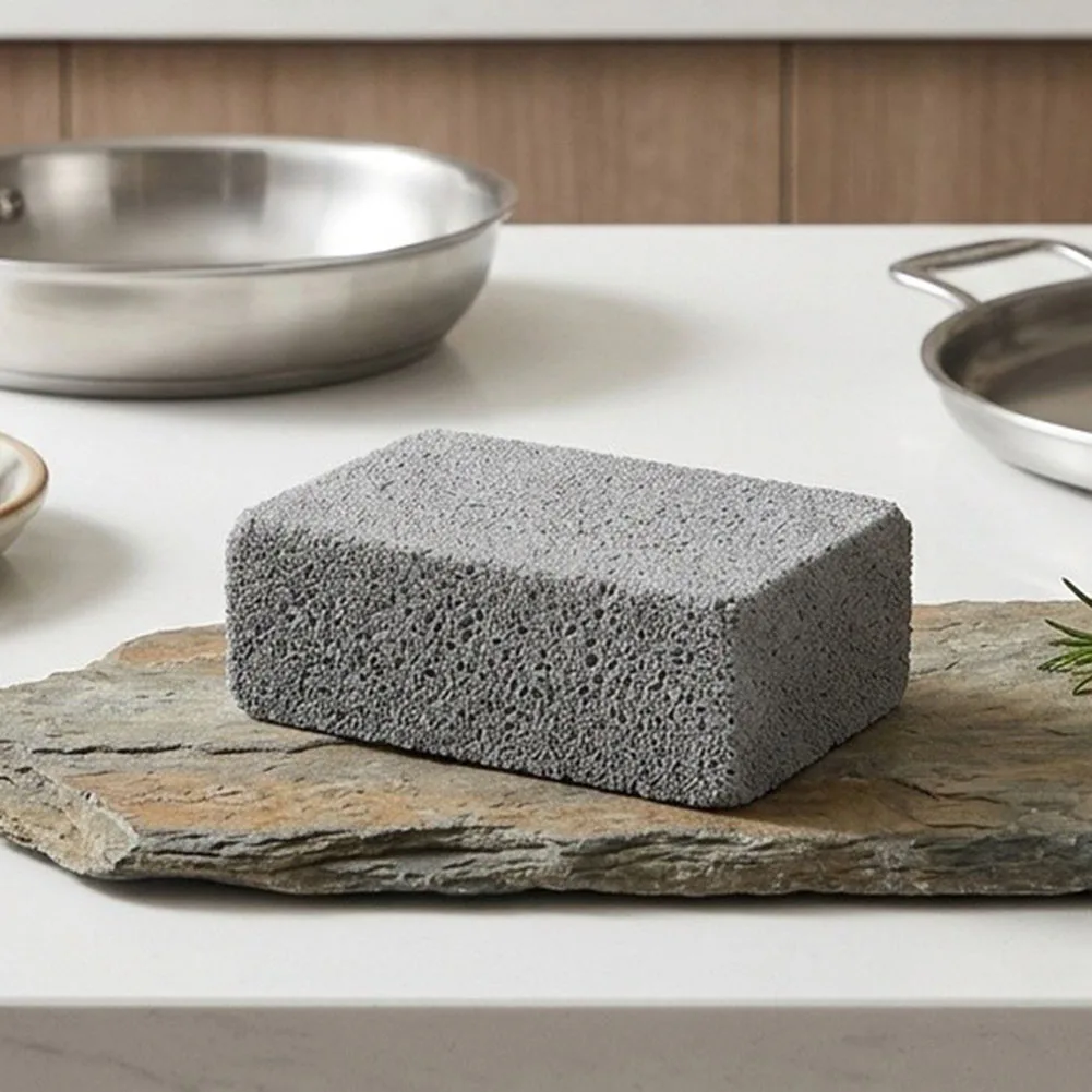 BBQ Cleaning Stones - Effortlessly Remove Grease & Stains Safely BBQ Grill Grill Plate Cleaning Tool Grease Cleaning