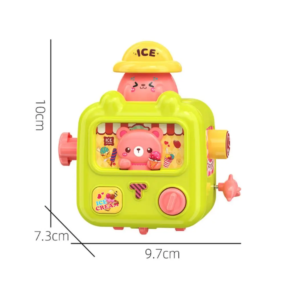 Retro Cartoon Animal Inertia Toy Car Excavator with Whistle Construction Trucks Ladder Truck Mixer Vehicle Model Educational Toy