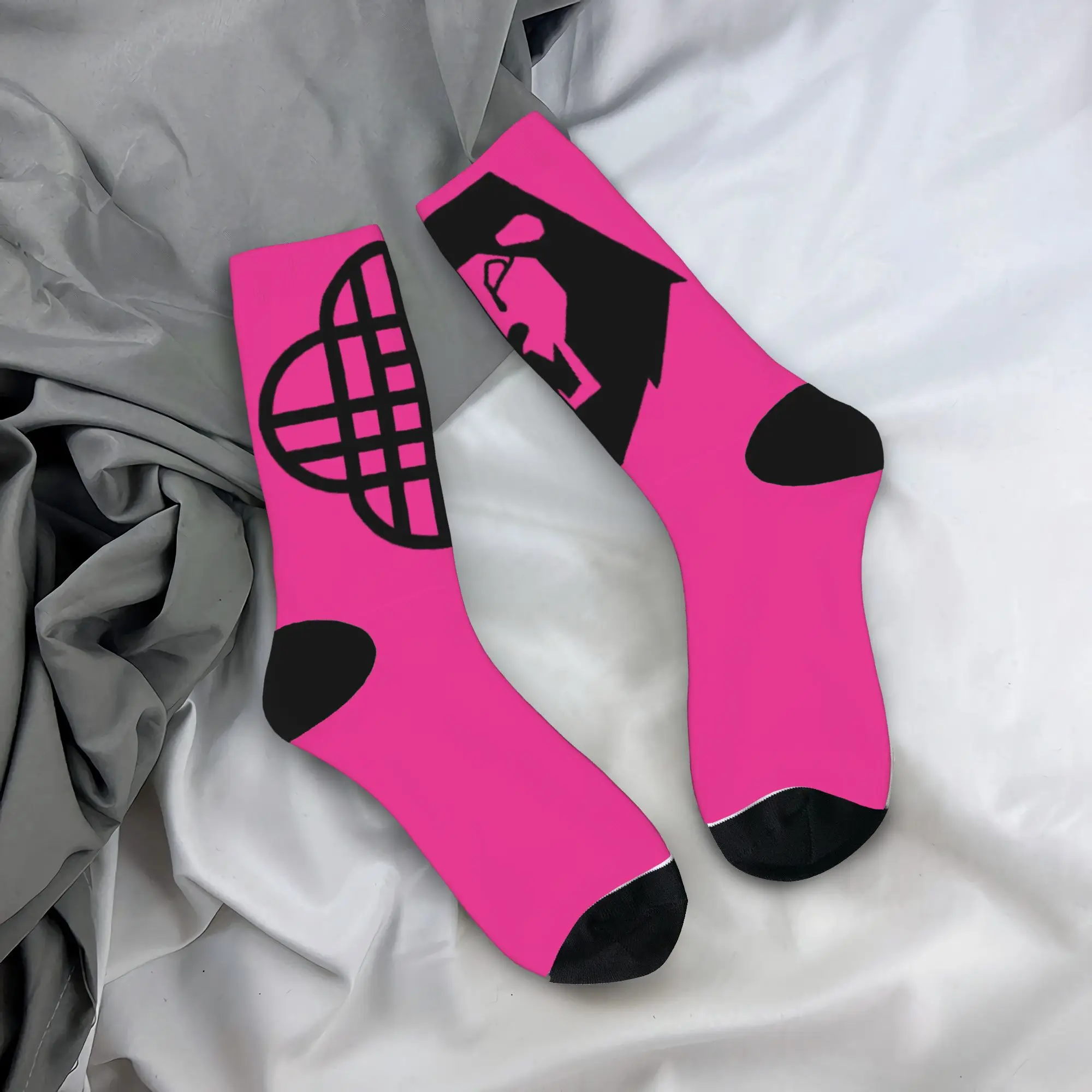 Baby Saja KPop Demon Hunters Chibi Art medias calcetines casuales adultos hombres calcetines suaves transpirables primavera al aire libre calcetines antideslizantes