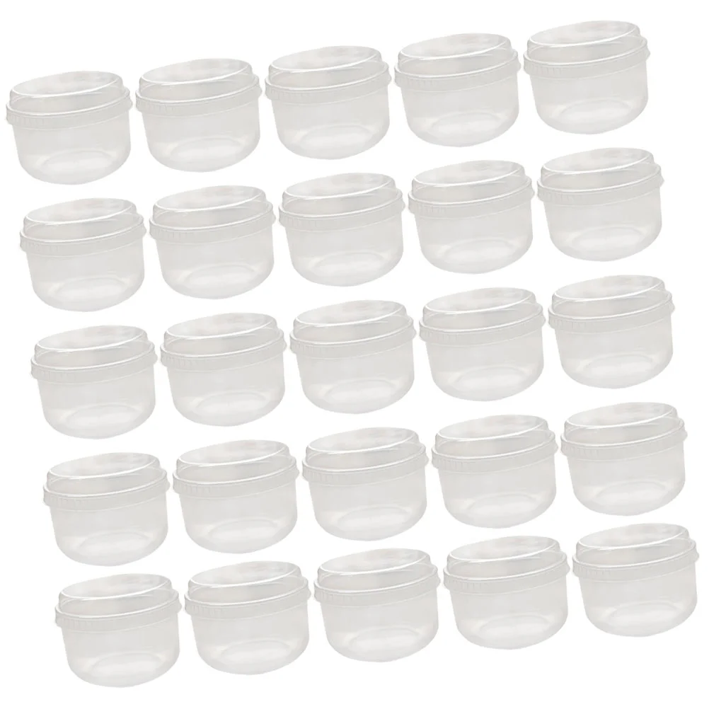 

50 Sets Chubby Pudding Cups Reusable for Baking Pp Beaker Dessert Containers DIY Cake