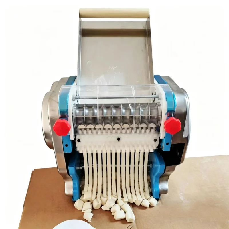 300mm Commercial Automatic Electric Dough Sheeter Noodle Making Pasta Maker Dough Roller Noodle Cutting Machine