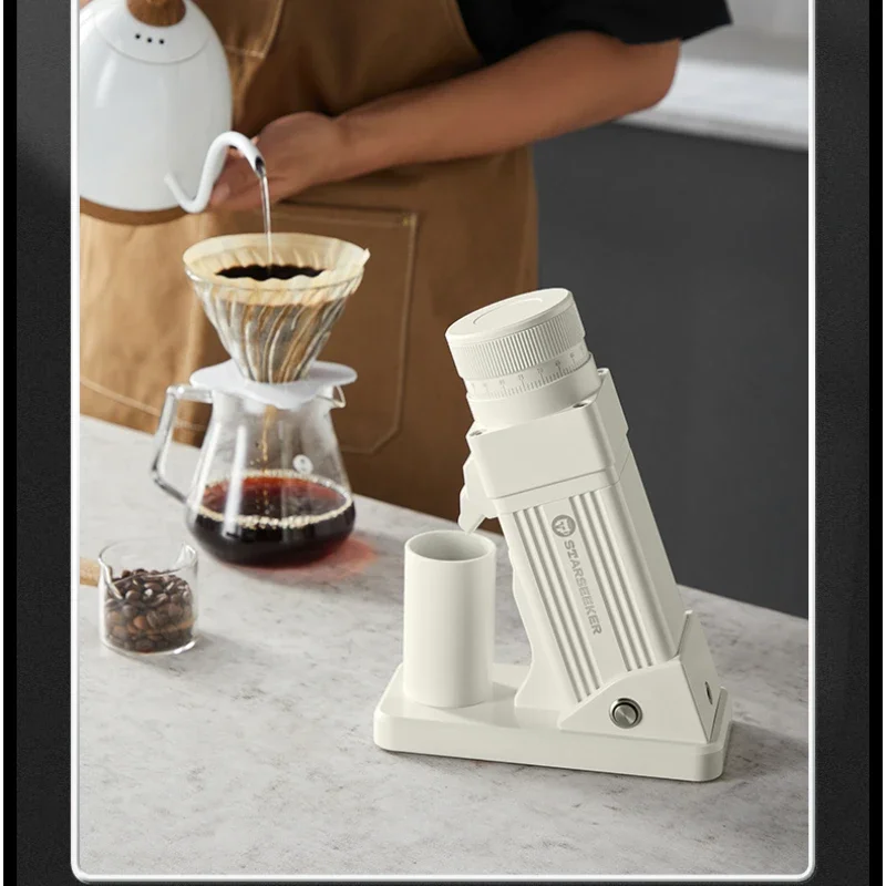 Moedor de Café Elétrico Automático Pequeno para Cozinha Italiana, Moedor de Café Doméstico Timemore Nano