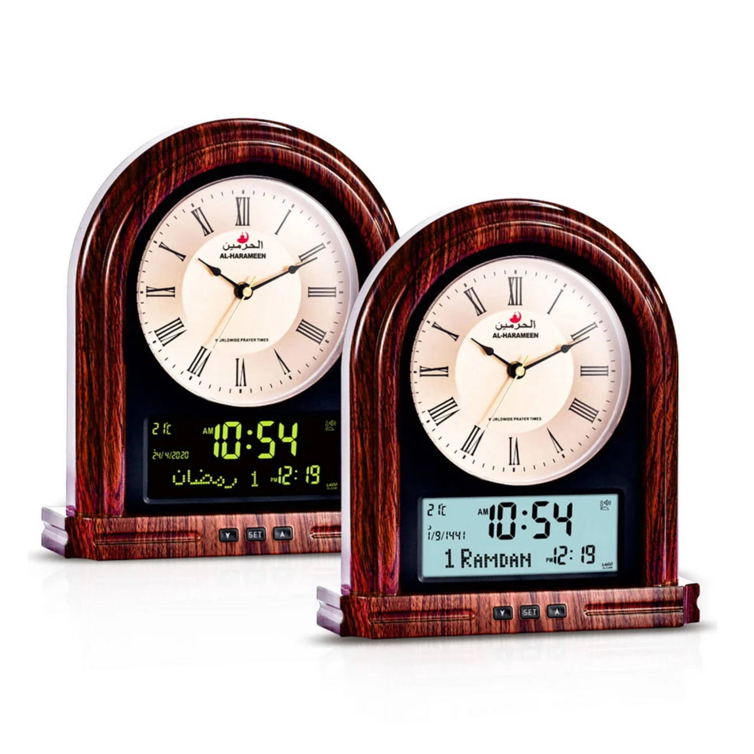 

Enhance Your Daily Prayer Experience with a Beautifully Crafted and Sophisticated Wooden Adhan Clock for Precision Direction and