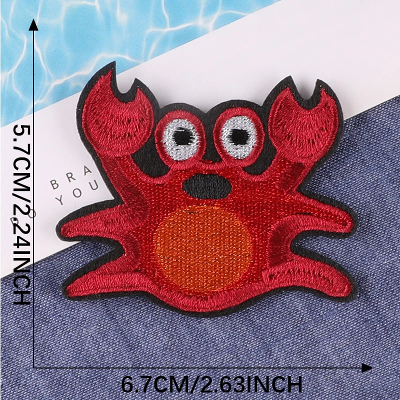 New Sea Life adesivi ricamati Iron On Conch Pearl Shell Starfish patch per abbigliamento Account a mano accessori fai da te adesivi