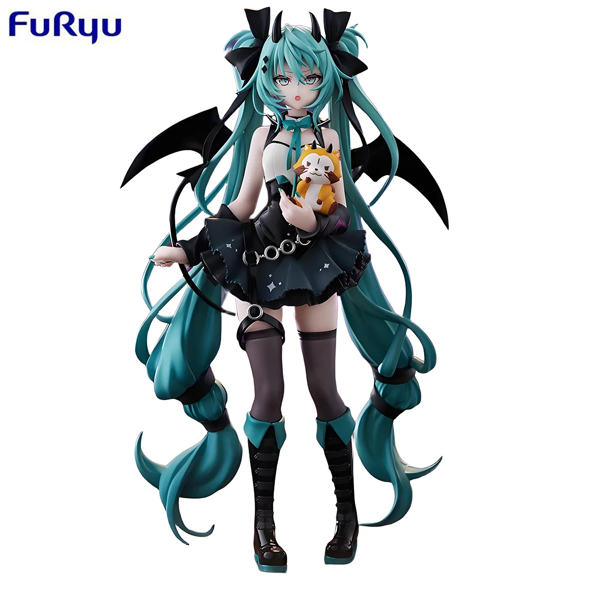 

В наличии оригинальные FuRyu Trio-Try-iT Hatsune Miku Rascal The Raccoon Demon Style ПВХ аниме фигурки Коллекция моделей игрушек