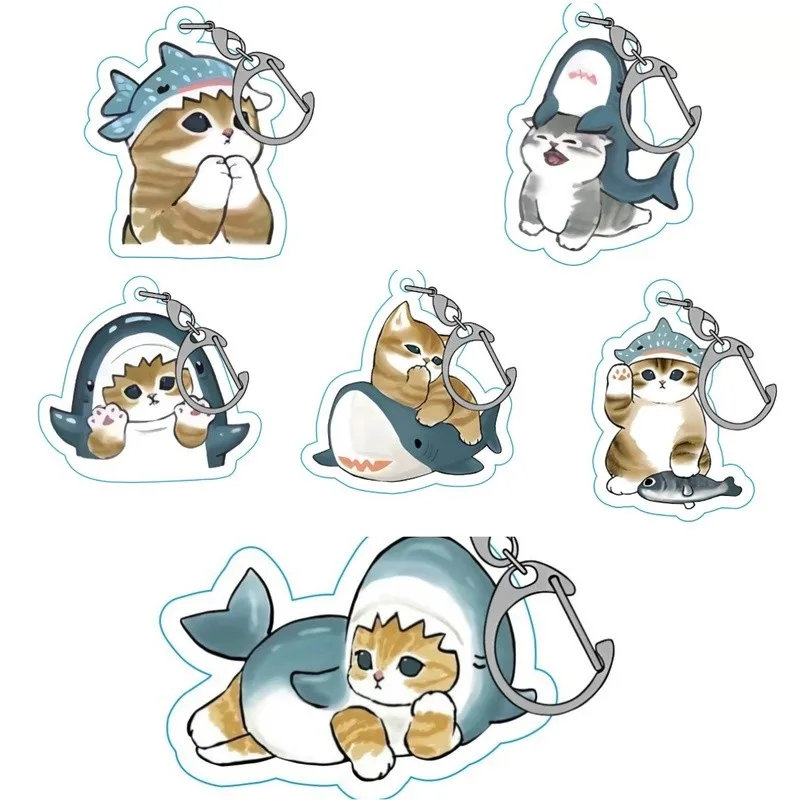 2025 Keychain Acrylic Keychain Pendant Couple Cartoon  Keychains Cosplay Acrylic Pendant Gift Bag Accessories