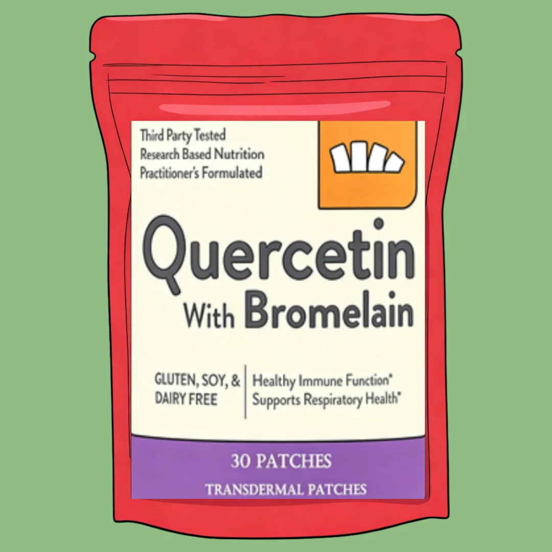 Quercetin With Bromelain Transdermal Patches - One Month Supply 30 Patches