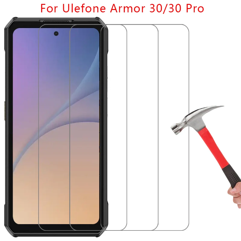 protective tempered glass for ulefone armor 30 pro screen protector on armor30 30pro armor30pro 5g film