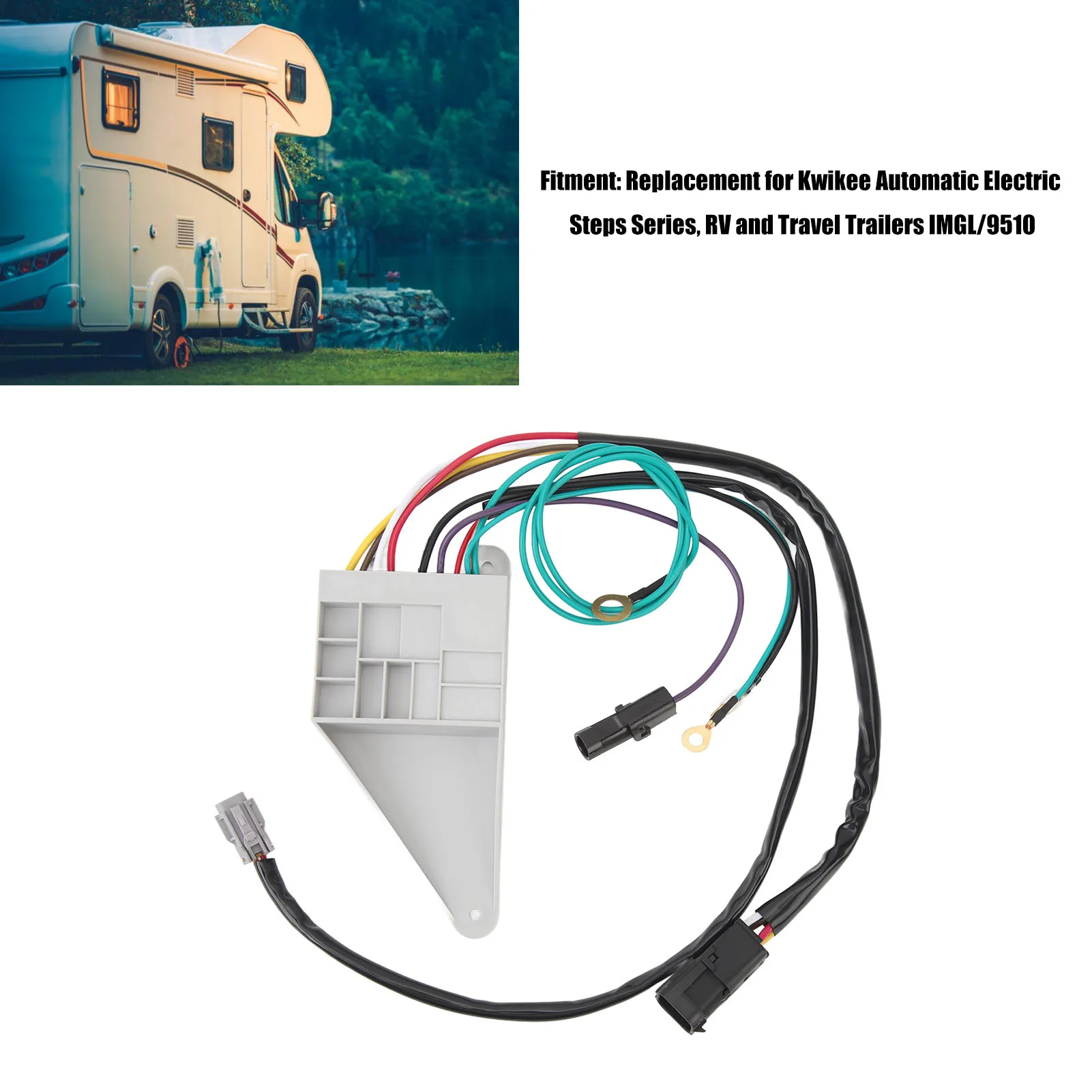 

Электрический блок управления ступенькой 909510000, прямая замена для Kwikee IMGL/9510, для автодомов и прицепов-дач