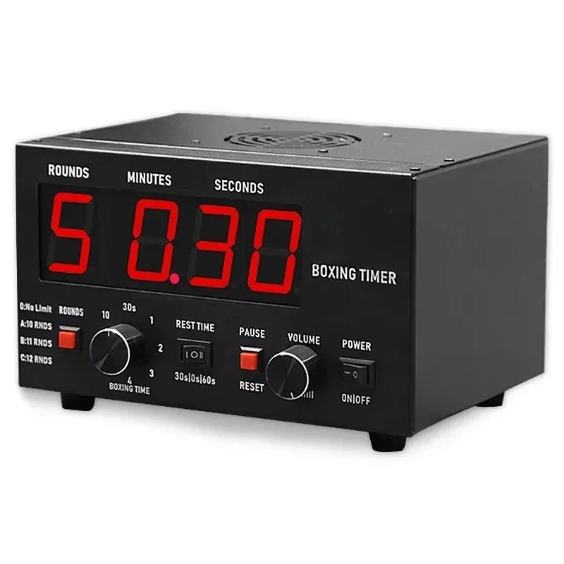 CP040 デジタルLEDボクシングタイマー - MMA、ボクシング、ワークアウトジム用ラウンドインターバルトレーナー ​
