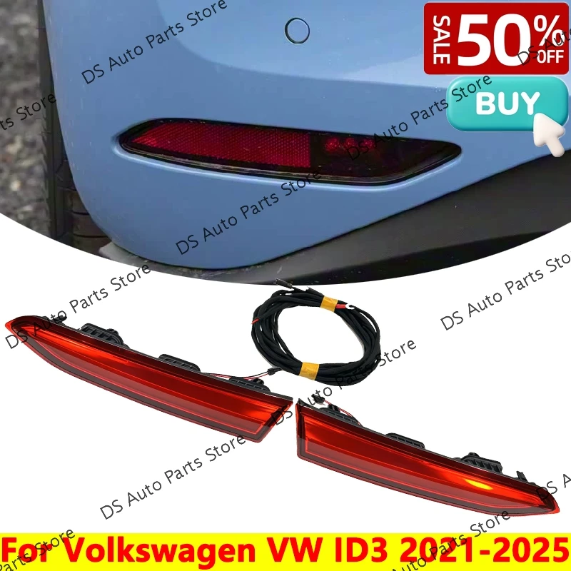 

For Volkswagen VW ID3 2021-2024 2025 Inner Taillight Brake Light Rear Bumper Taillamps Tail Light Assembly LED Upgrade Set