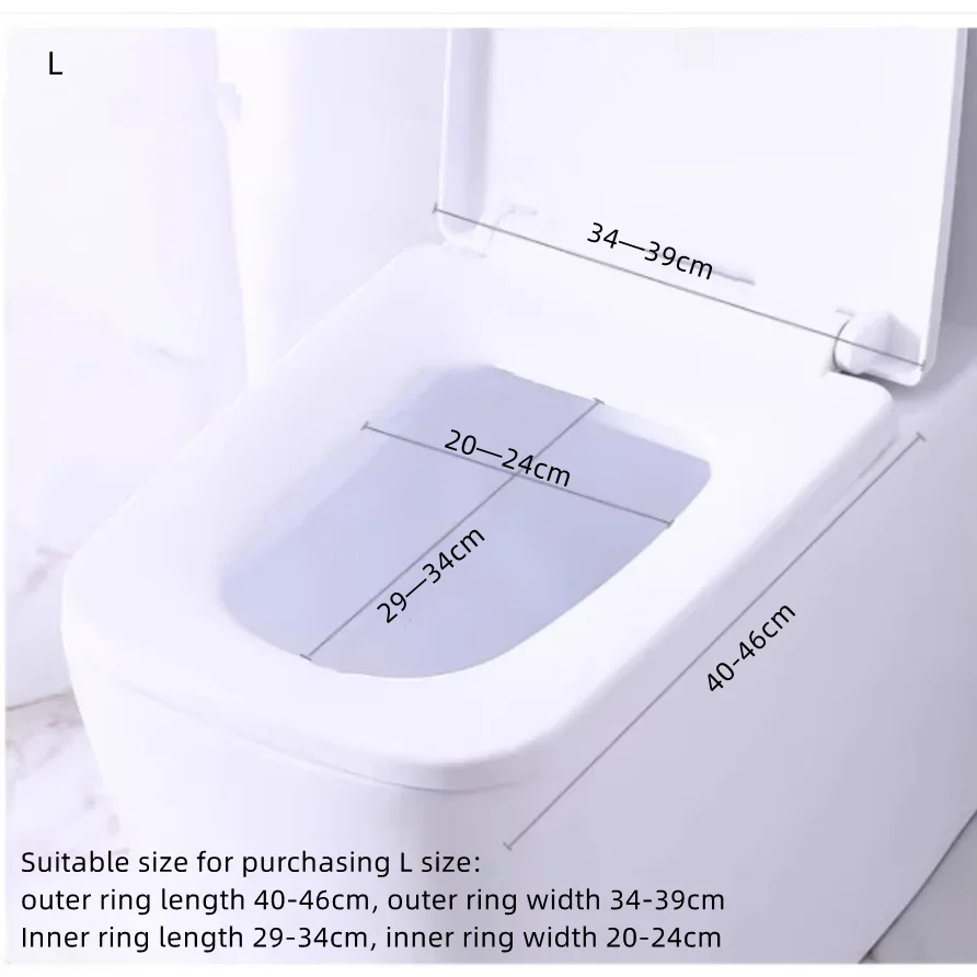 Square toilet seat cushion ring Toilet cover with seasonal zipper design Cute Household Waterproof Toilet Cushion