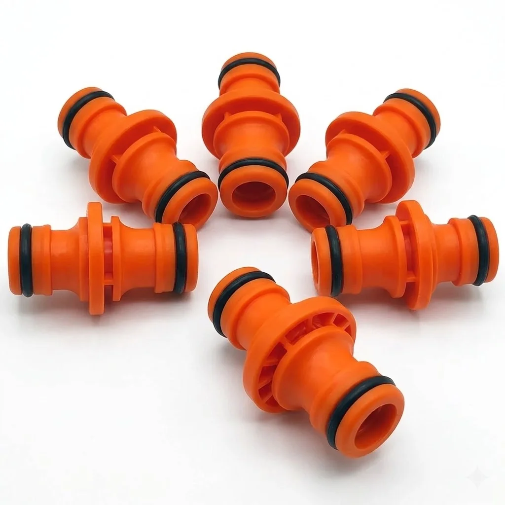 5Pcs 1 2 Inch Garden Hose Tubing Fitting Pipe Quick Drip Irrigation Watering System for Greenhouse Joiner Repair Connector Kit