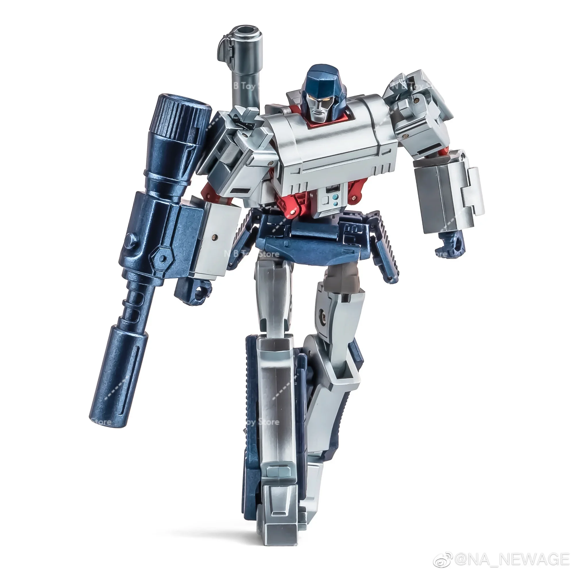 PVC Action Figures with Box, New Transformation, Na H9C Megatank Agmenmnon, Chromed Version, Toy Legend Robot