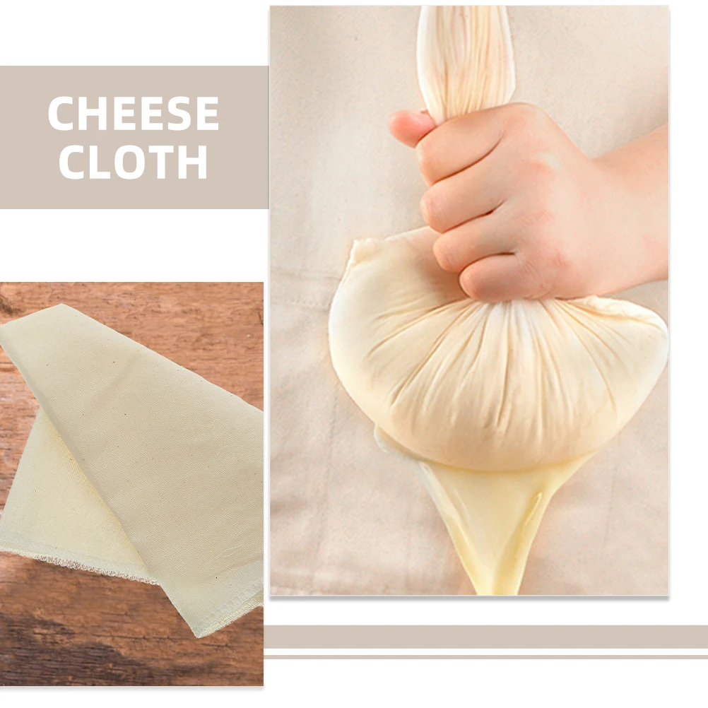 

12 Pcs Soy Milk Filter Cloth Washed Muslin Cloths Steaming Kitchen Cheesecloth Strainer Meat Pasta Travel
