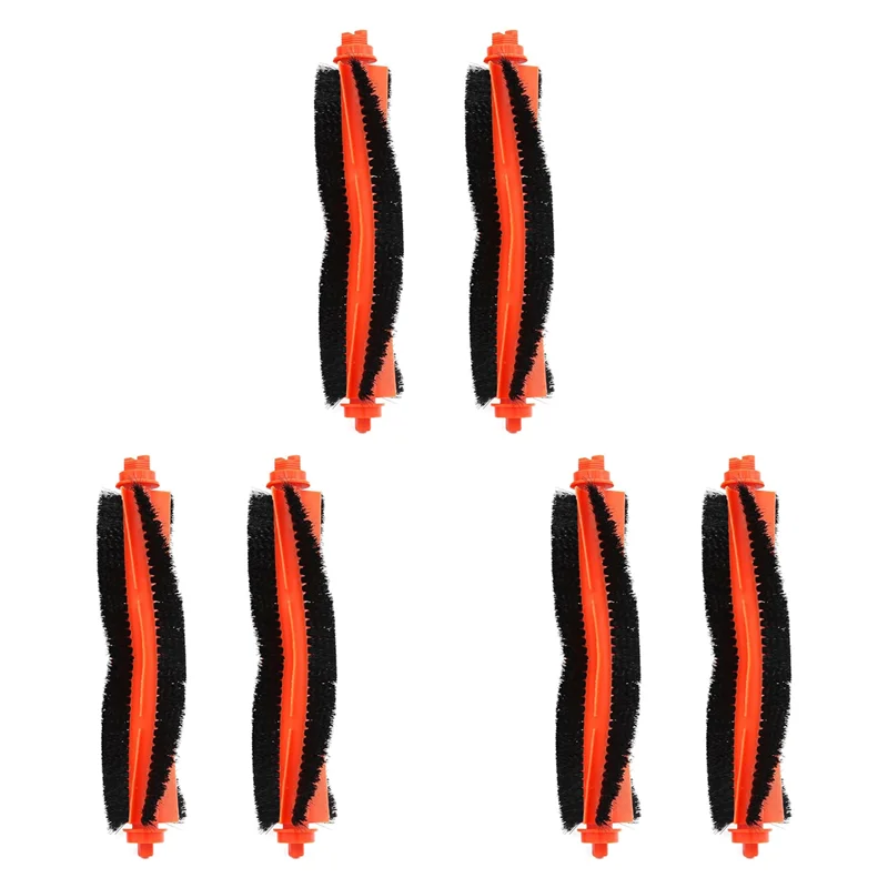 

A04G-6 Pack Main Brushes For Xiaomi Series Mi Robot Vacuum-Mop,Series Mop 2S / P/Pro/Vacuum S12 / S10EU