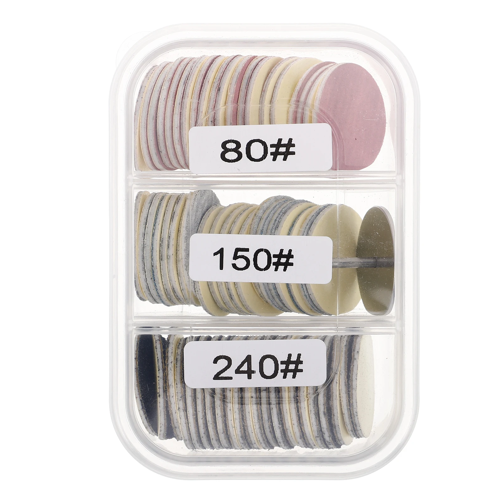 

60pcs Nail Polishing Kit Sanding Discs Callus Remover for Feet Manicure Pedicure Tools Replacement Sandpaper Bits Flat Nail