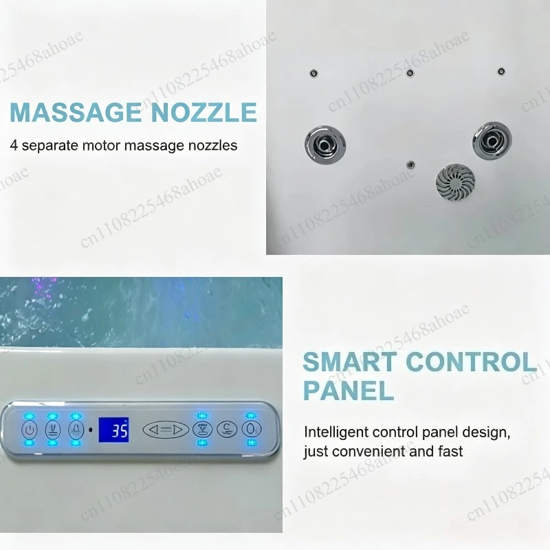 Acrylic Jet Hydrotherapy Bathtub Top 1002 Baby Hydrotherapy Bathtub Independent