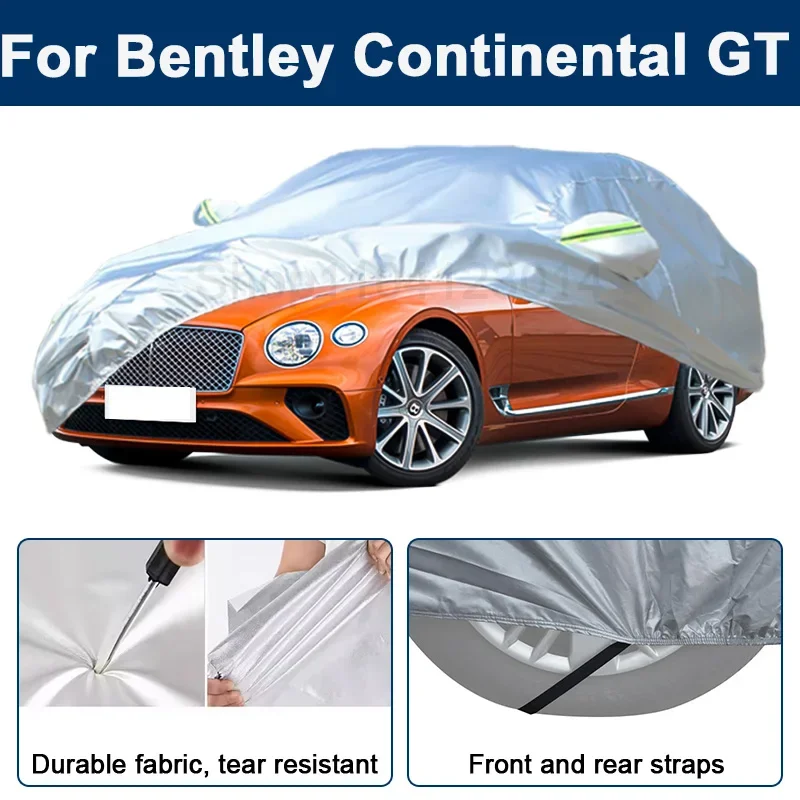 

Всепогодный чехол для автомобиля Bentley Continental GT с отражающими полосами, водонепроницаемый, снегозащитный, пылезащитный, с защитой от УФ-излучения, автозапчасти