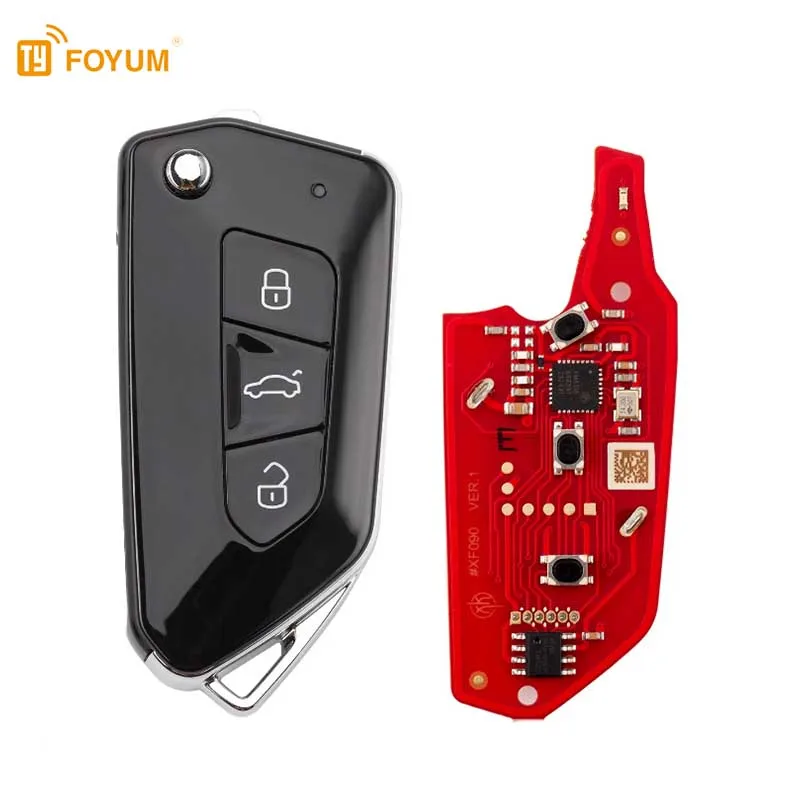 3-Button Modified Remote Key, 433mhz, 315mhz, Cloned Remote Control, Suitable for Cars, Garage Doors, Electric Gates,1pcs