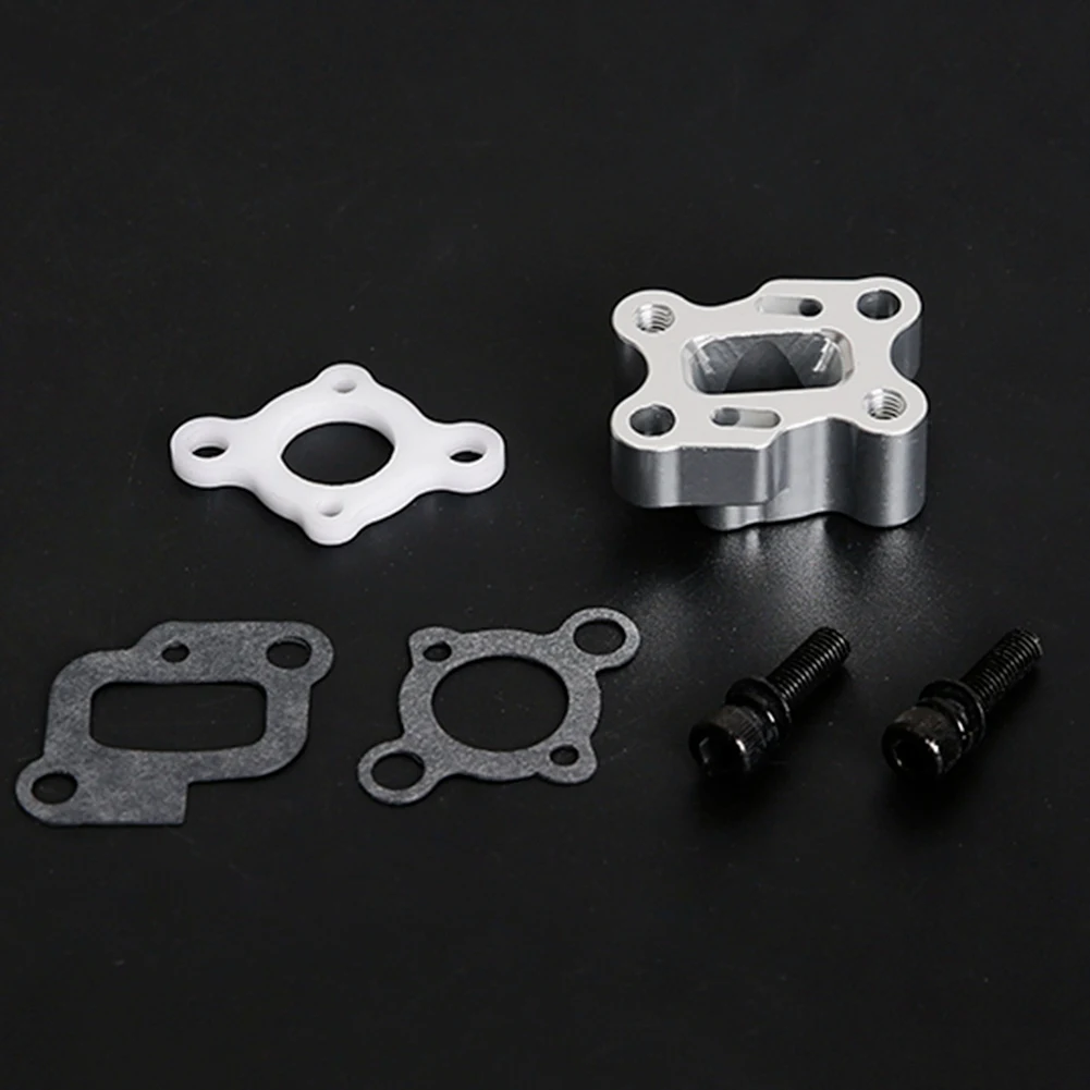 Set collettore di aspirazione CNC per motore a gas 23-30,5CC per parti di automobili RC 1/5 HPI Baja 5B 5T 5Sc Losi 5Ive T Rovan King Motor