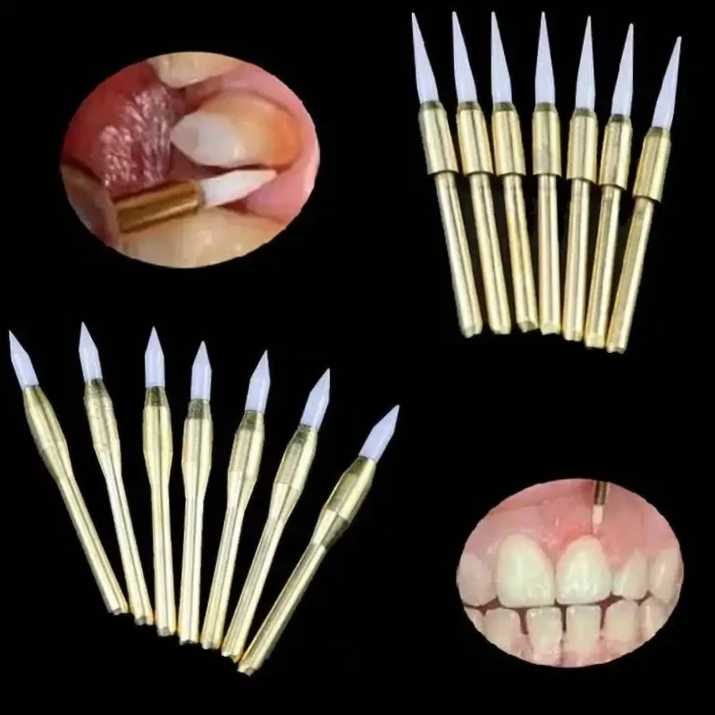 Ceramic Soft Tissue Trimming Burs Gingival Surgery Cutters Hyperplastic Gum Retraction Dental Surgical Instruments.