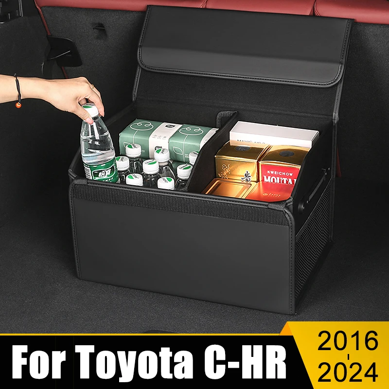 Car Trunk Storage Box Bag Large Capacity Multiuse Package For Toyota C-HR CHR C HR CH R 2016 2017 2018 2019 2020 2021 2022 2023