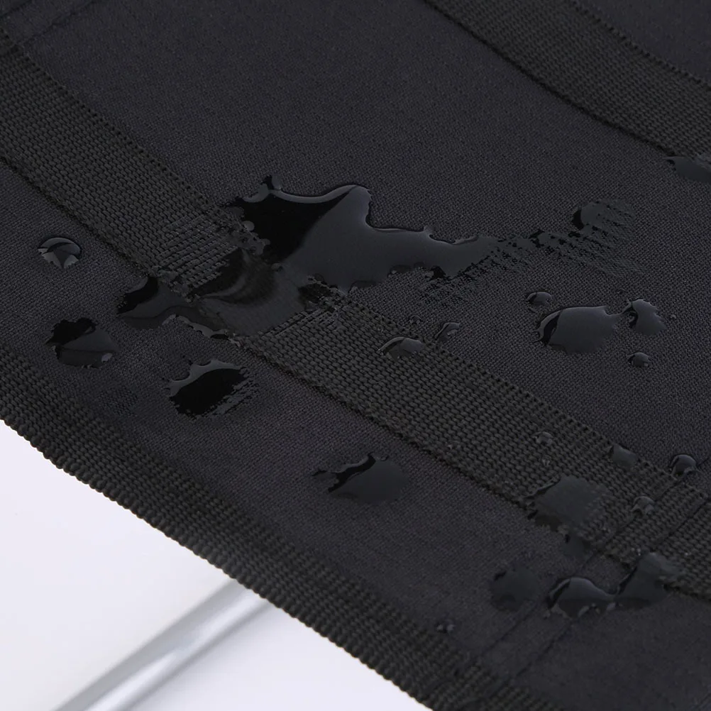 كرسي قابل للطي في الهواء الطلق مع مسند الظهر 22.5X23.5X47.5Cm المحمولة طوي التخييم البراز خفيفة الوزن سبائك الألومنيوم 600D أكسفورد #6